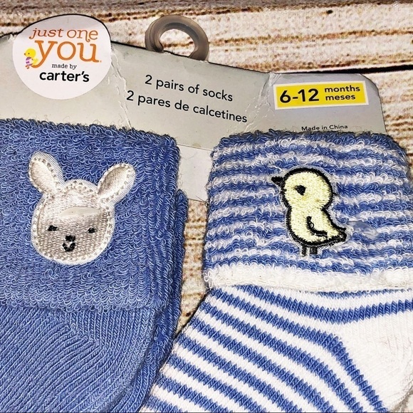 NWT Carter’s “My First Easter” No Slip Socks Size 6-12 Months - Picture 2 of 5